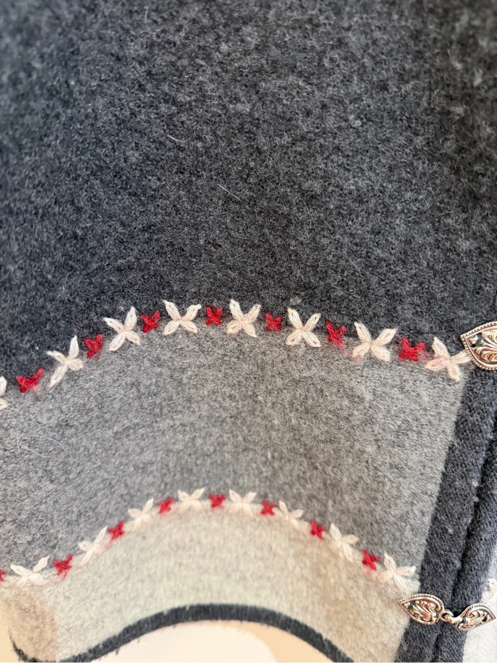 Vintage Woolrich Nordic Womens 100% Wool Vest Large - Picture 7 of 11